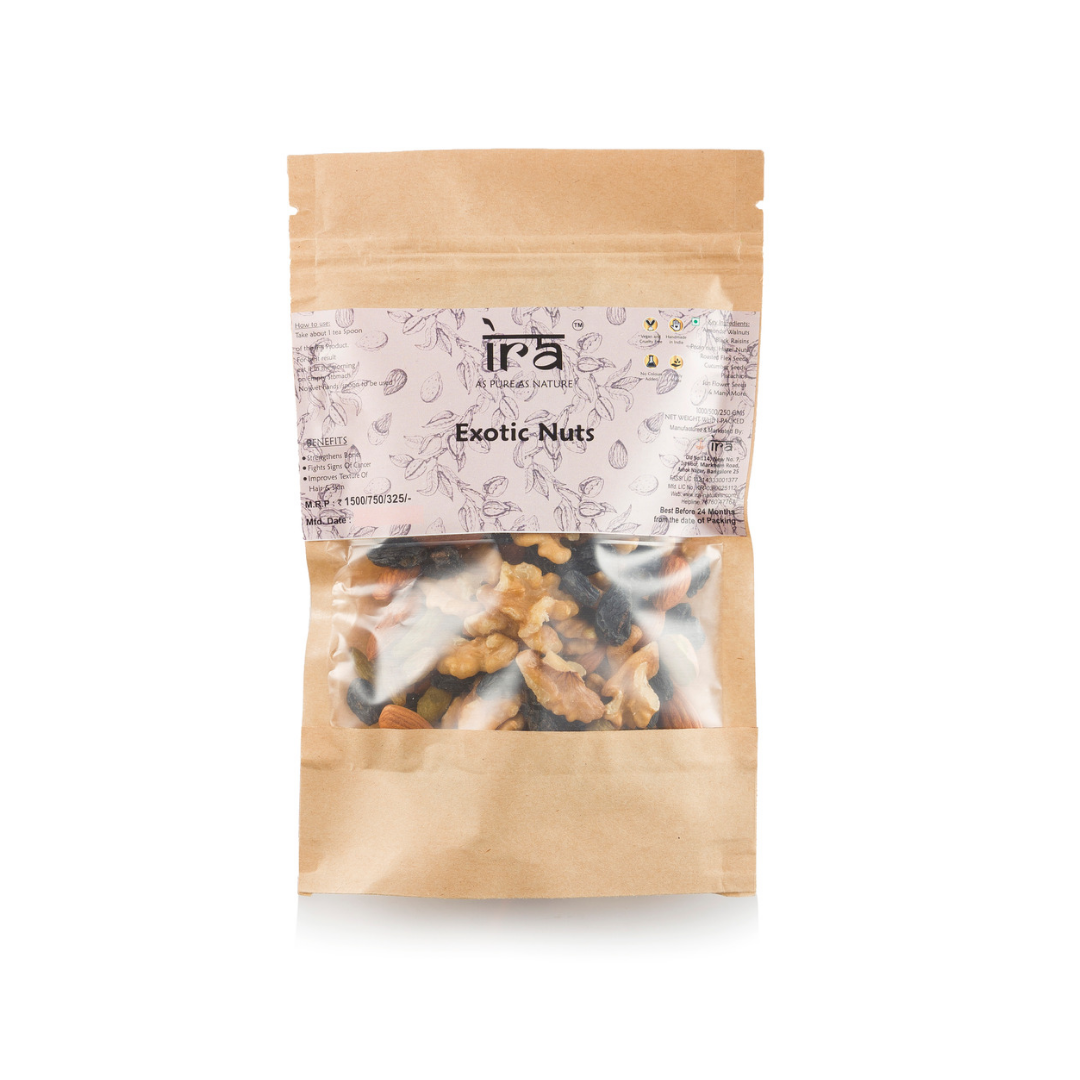 Exotic Nuts (500 Grams) – Ira Naturals